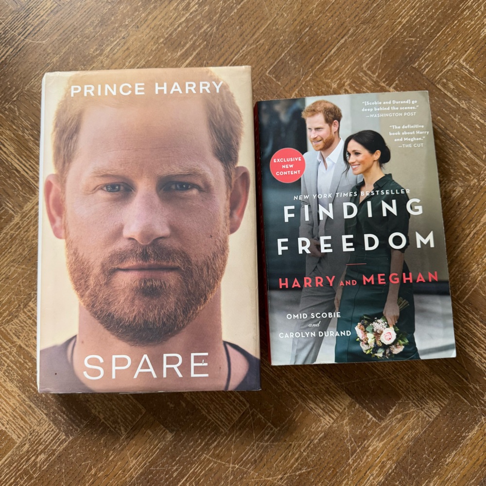 Prince Harry 'Spare' and 'Finding Freedom' Books